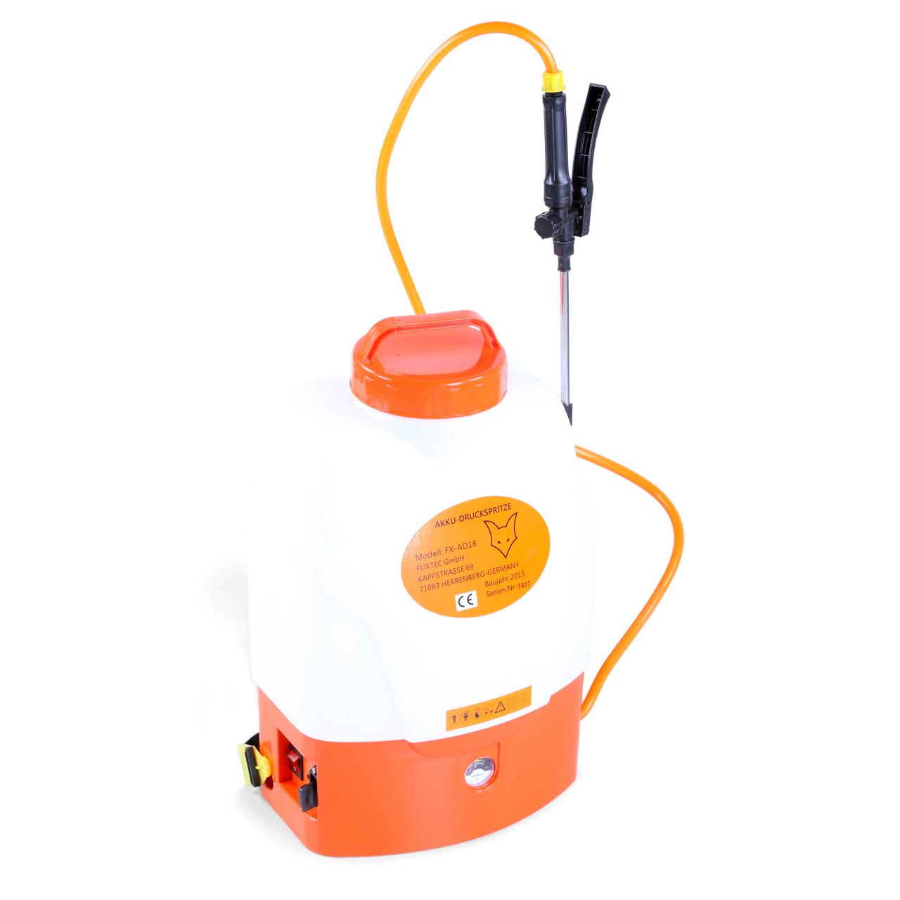 Przenosny akumulatorowy opryskiwacz plecakowy FUXTEC FX-AD18