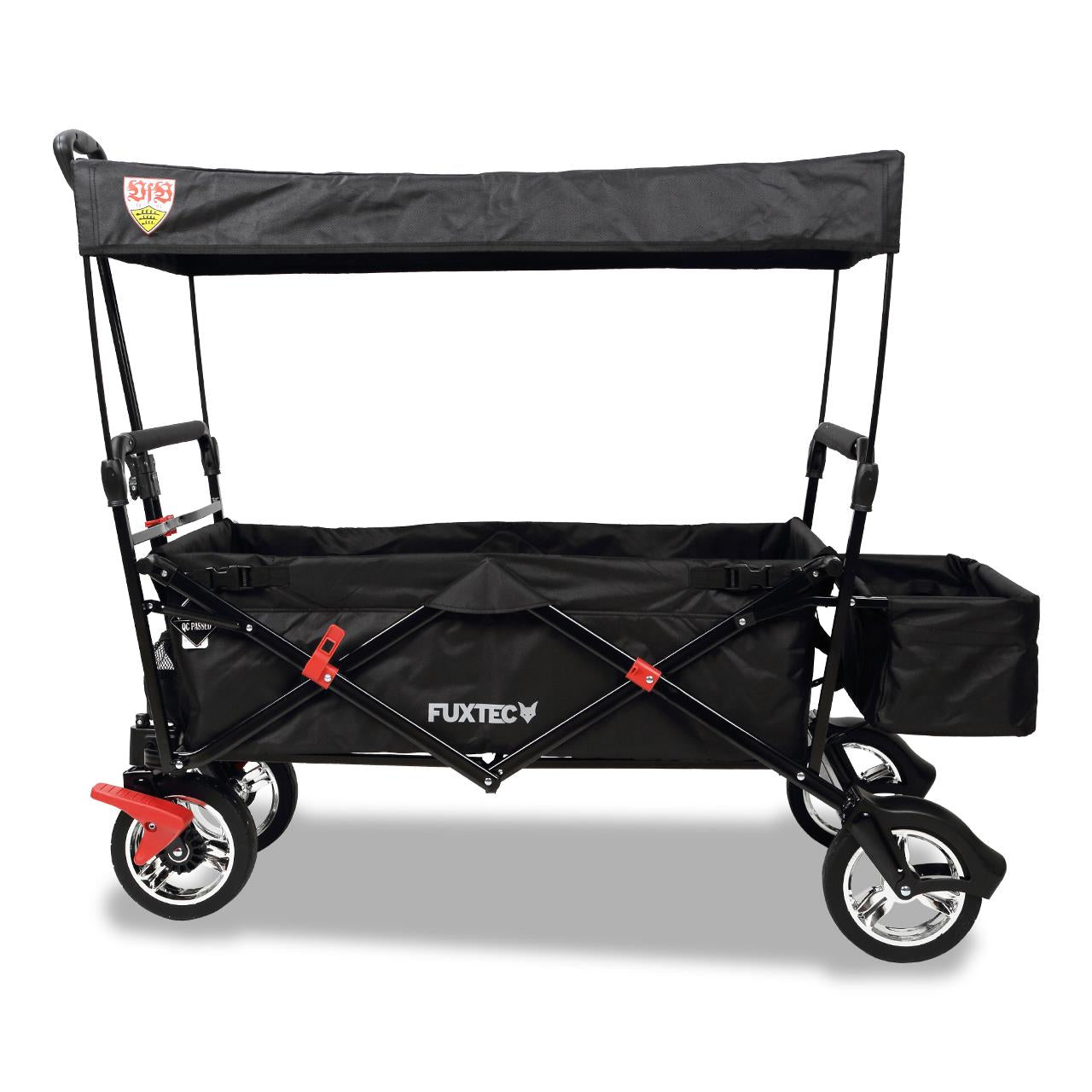 Wózek reczny FUXTEC FX-CT500 "VfB Stuttgart" z daszkiem przeciwslonecznym