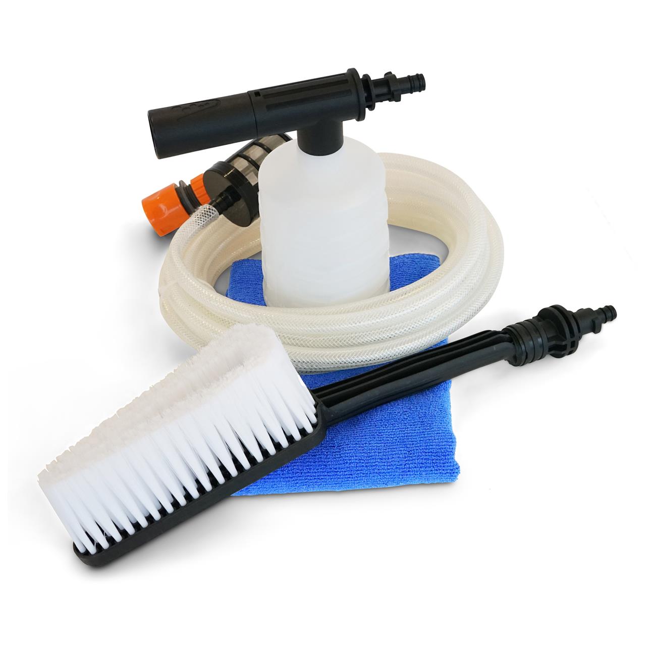 Akumulatorowa myjka wysokocisnieniowa FUXTEC 20V FX-E1HDR20 SET z 1 akumulatorem 2Ah, 1 ladowarka 1A