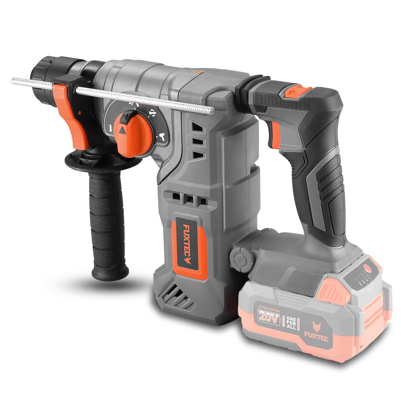 Zestaw akumulatorowych narzedzi PowerTool 20 V ze szlifierka katowa, wkretarka akumulatorowa i wiertarka udarowa