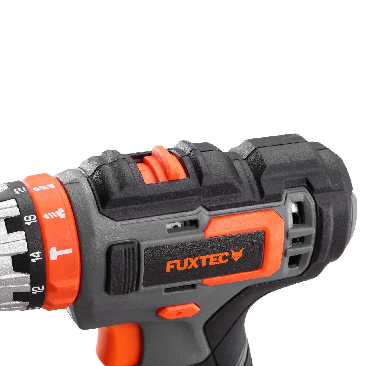 Akumulatorowa wiertarko-wkretarka udarowa FUXTEC 20V FX-E1SBS20 bez akumulatora, bez ladowarki