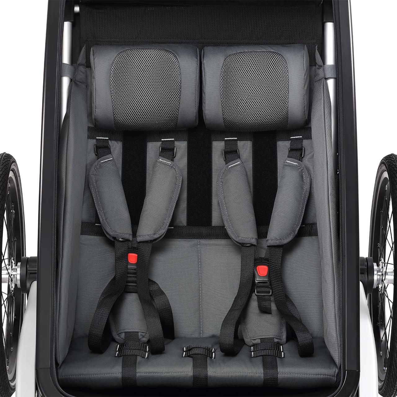 Przyczepka rowerowa/jogger FUXTEC FX-FA1-SET-BLAU z kolem do joggera