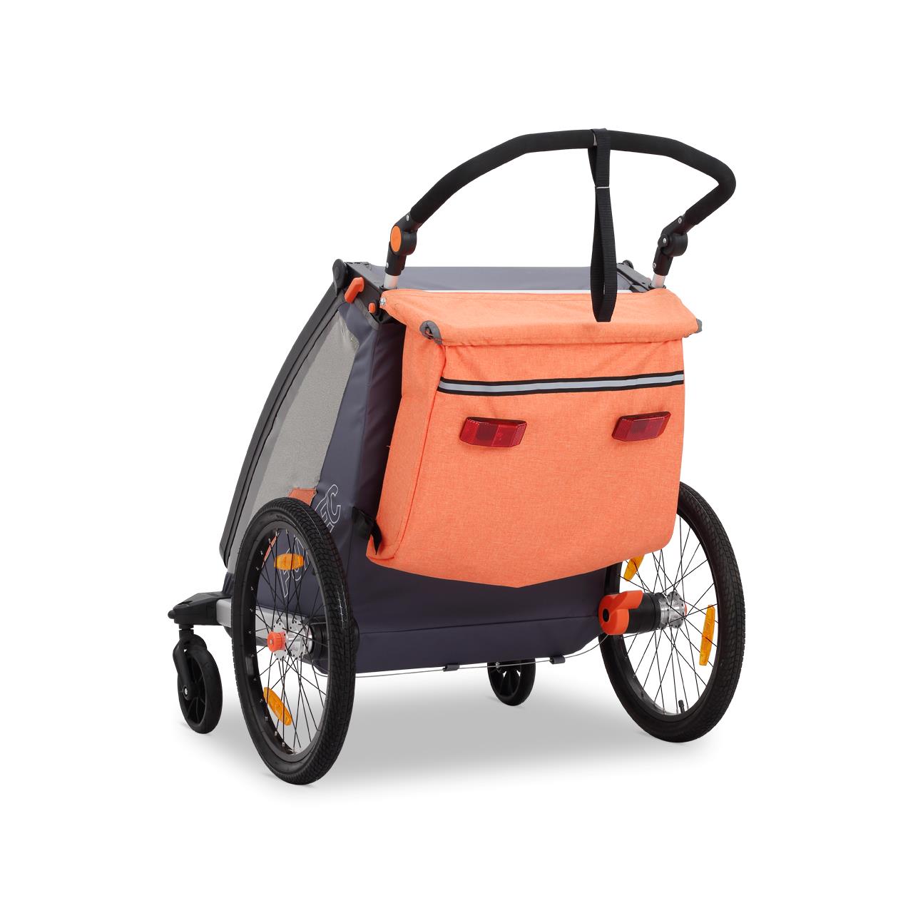 Przyczepka rowerowa/jogger FUXTEC FX-FA1 z kolem do joggingu