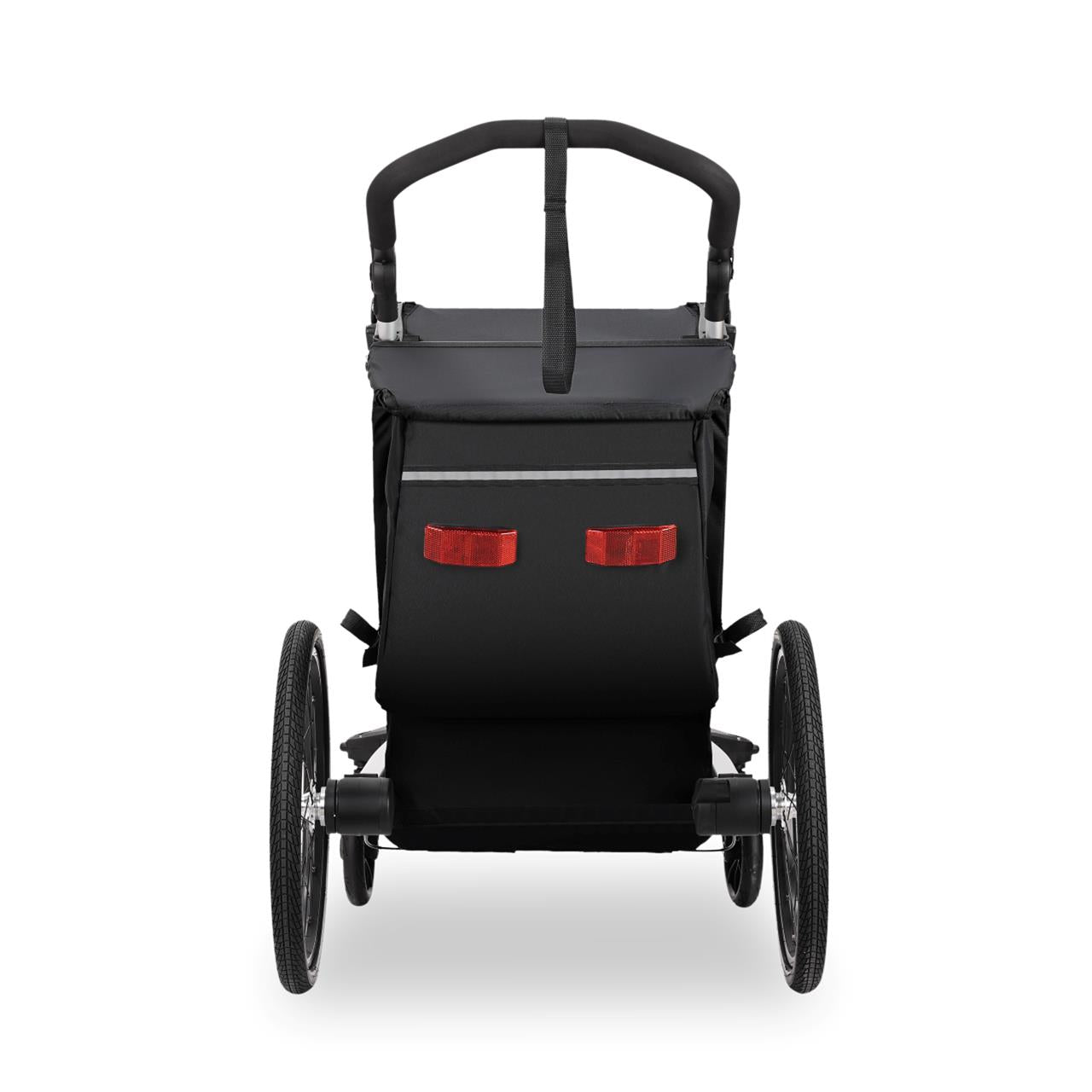 Przyczepka rowerowa FUXTEC FX-FA1S czarna z kolem jogger