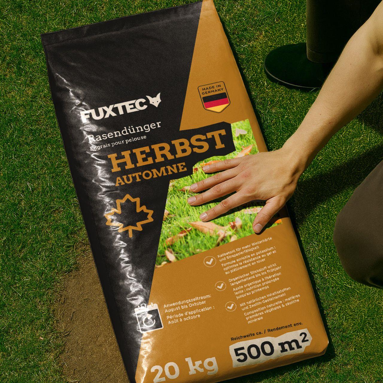 FUXTEC nawóz jesienny do trawników FX-RDH20 20kg na 500m²