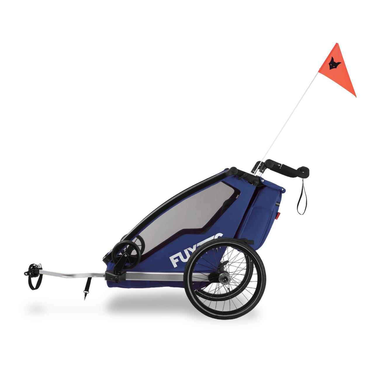Przyczepka rowerowa/jogger FUXTEC FX-FA1-SET-BLAU z kolem do joggera