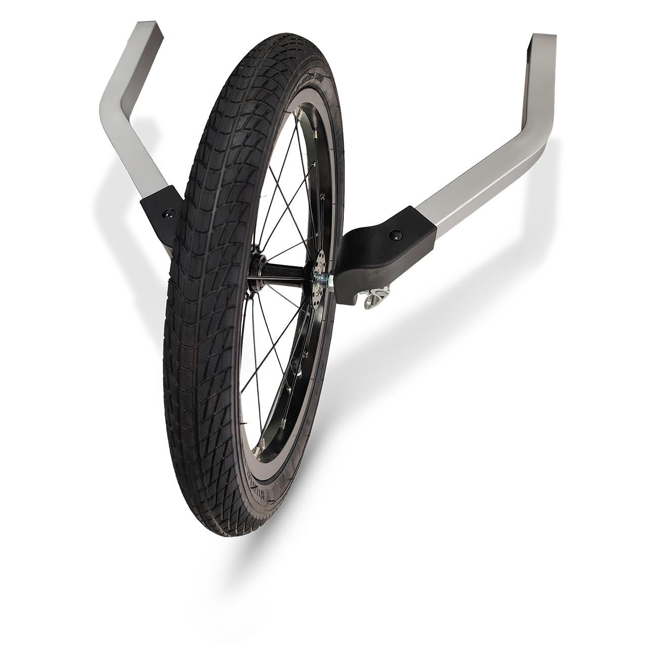 FUXTEC Fahrradanhänger/Jogger FX-FA1S-SET mit Jogger-Rad