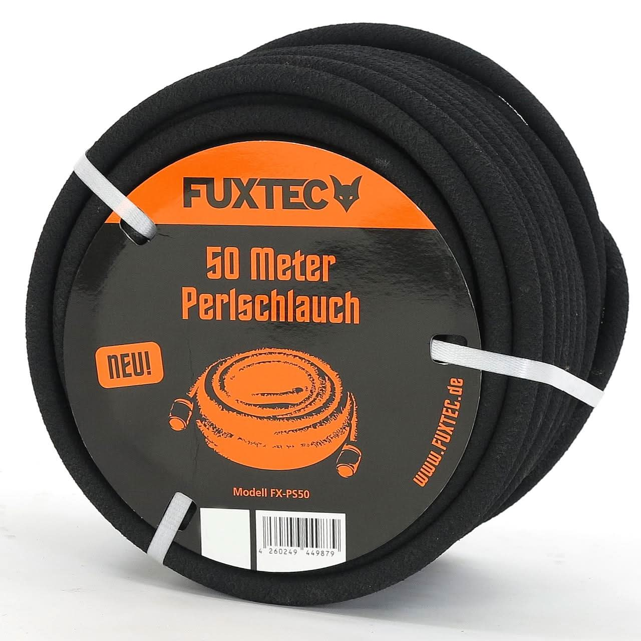 FUXTEC 15m/30m/50m Perlschlauch mit großem Zubehör Set