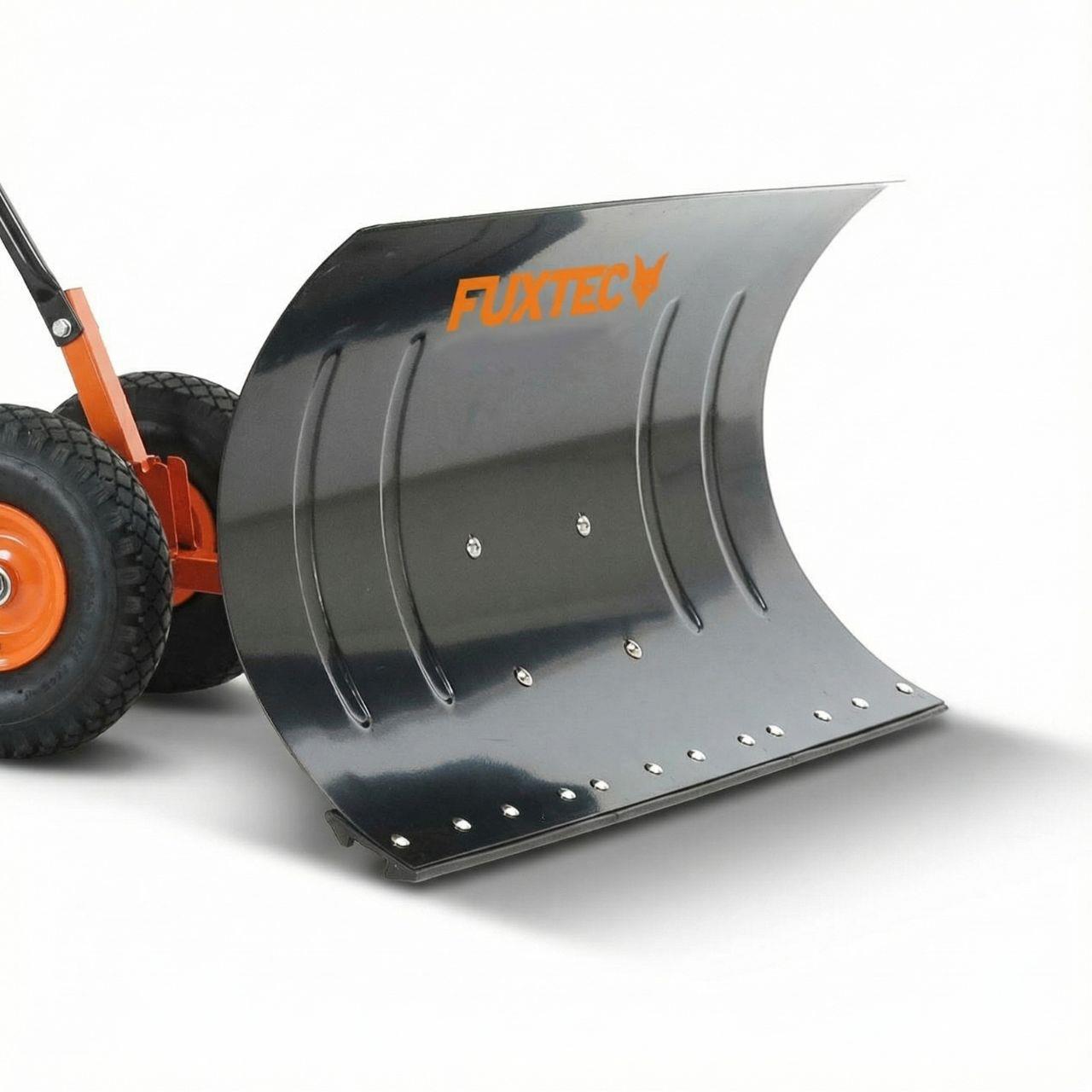 FUXTEC Schneeschaufel mit Räder Schneeschieber